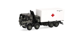Herpa 747288 - H0 - Iveco Trakker mit Ladekran Bundeswehr